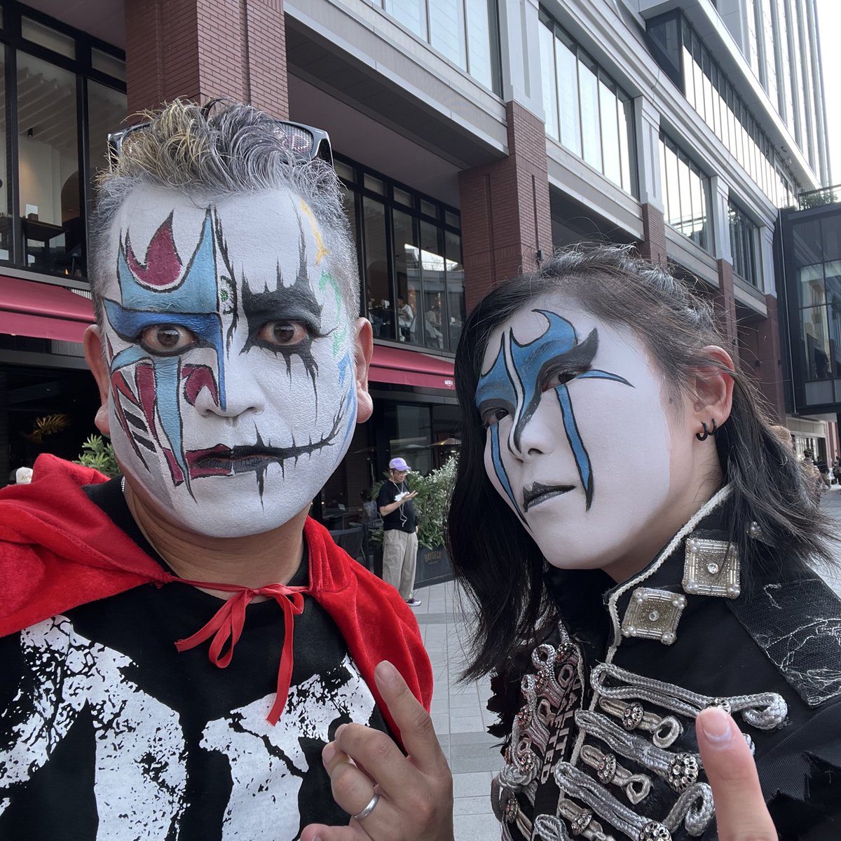 信者さんとズッ友
たのしー

#BABYMETAL
#聖飢魔II
#悪魔が来たりてベビメタる
#白塗り