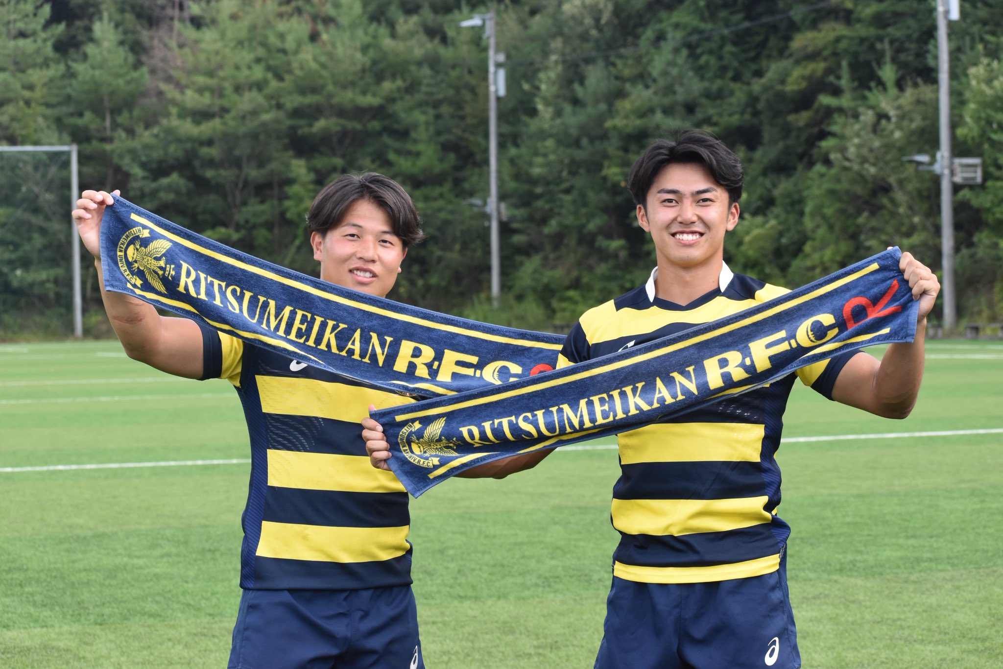 n*n様 立命館大学体育会ラグビー部　ロングTシャツ HERCULEGEAR ロングTシャツ（ブラック/ネイビー） - 立命館体育会ラグビー部