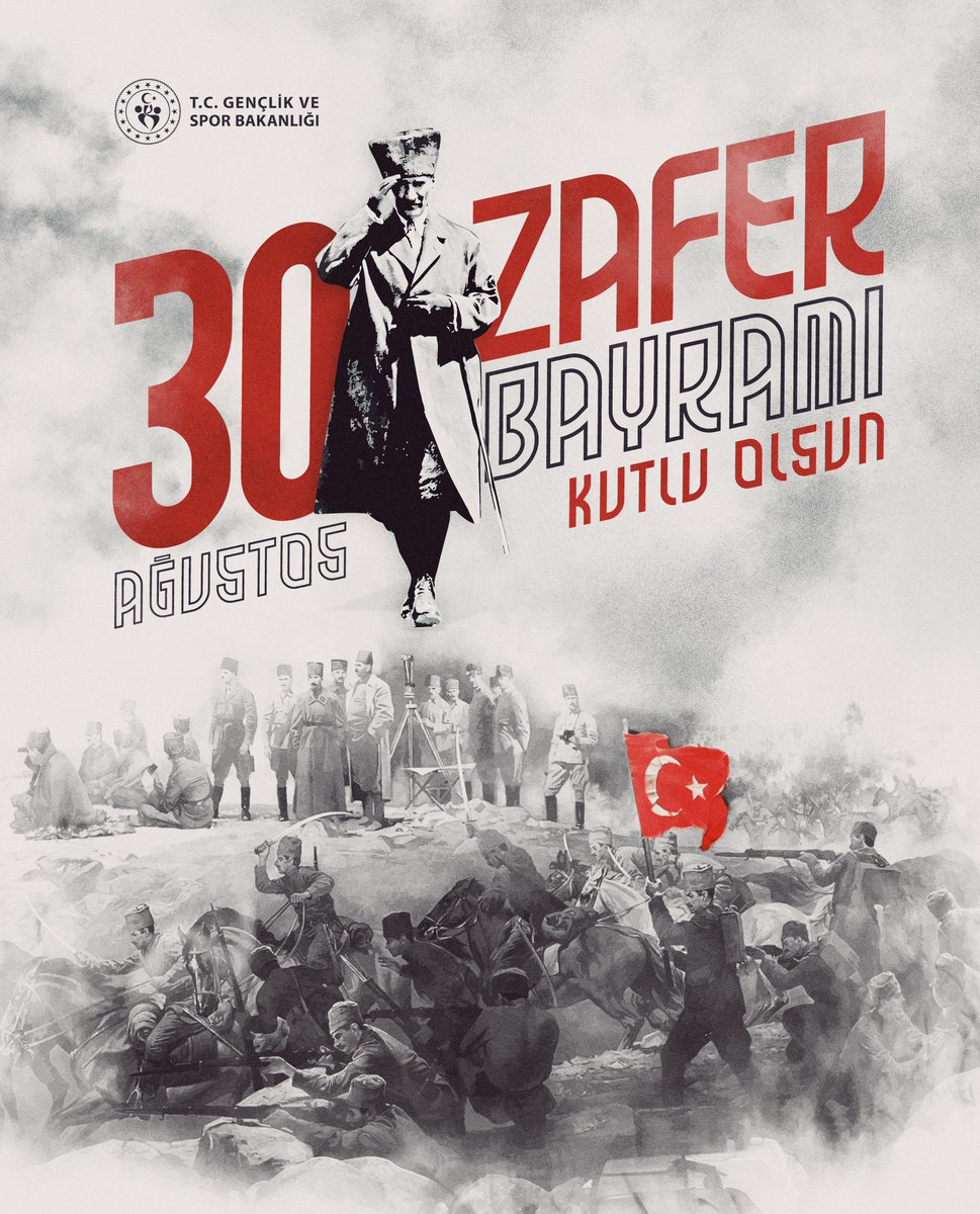 30 Ağustos Zafer Bayramı'mız Kutlu Olsun!🇹🇷

Bu büyük destanı aziz milletimize armağan eden Gazi Mustafa Kemal Atatürk'ü ve tarihin her döneminde fedakârca vatan müdafaasında bulunan tüm kahramanlarımızı rahmet, minnet ve şükranla yâd ediyorum.

 #30AğustosZaferBayramı