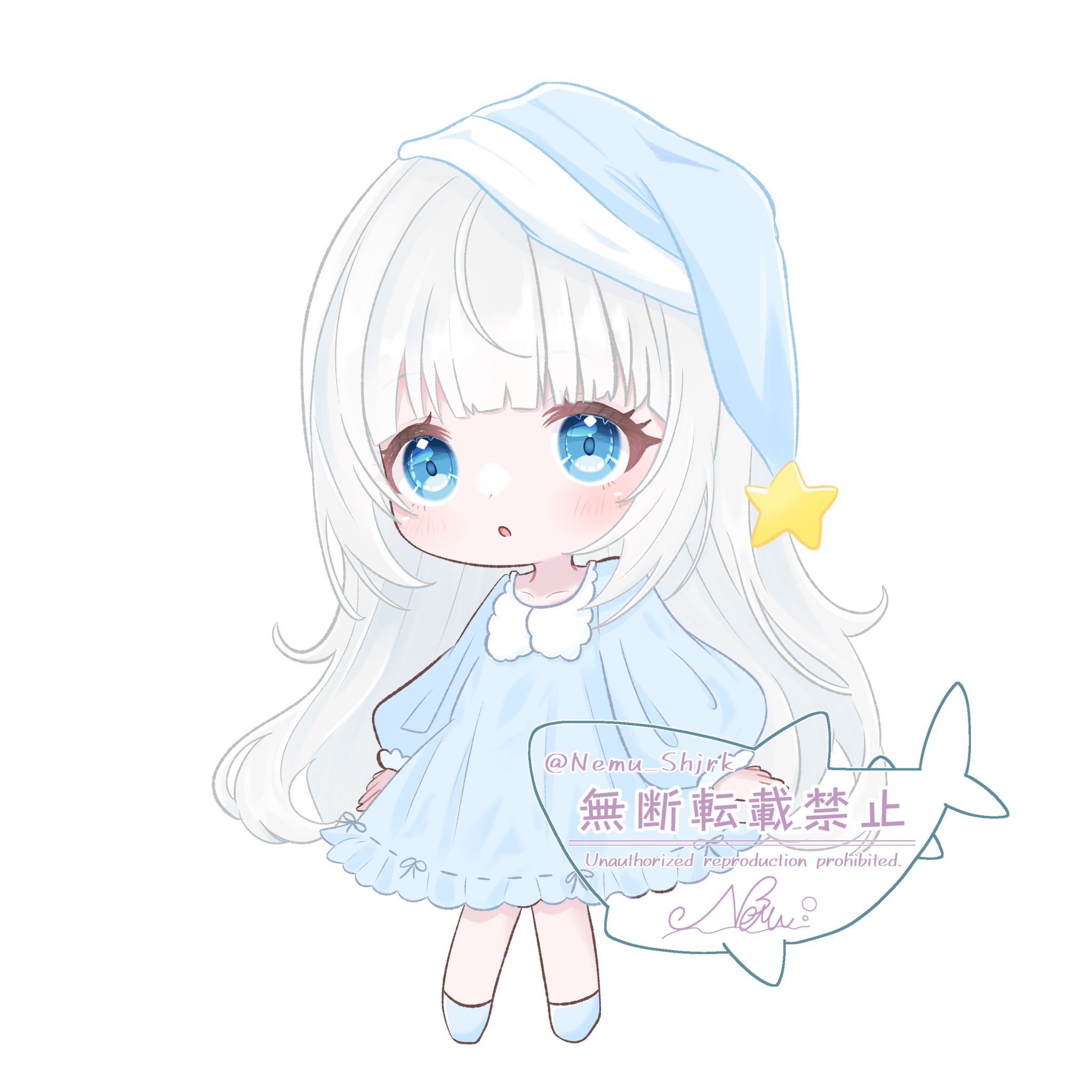 とももん　ペアキャラ　手描き　イラスト　リクエスト ミニキャライラスト描きますデザインをあまり簡略化したくない方