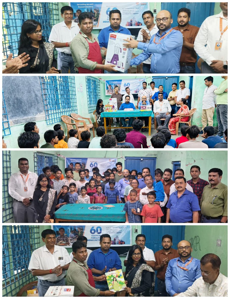 IOCL_DIDO's tweet photo. As part of Indane's 60th anniversary celebrations a Free Kitchen Upgrade event was held at Kazi Nazrul Islam Shishu Abas, Baharampur. The orphanage is presently home to 46 orphan children. Durgapur IDO is privileged to have been part of this noble endeavour. https://t.co/EbZjNdro7G
