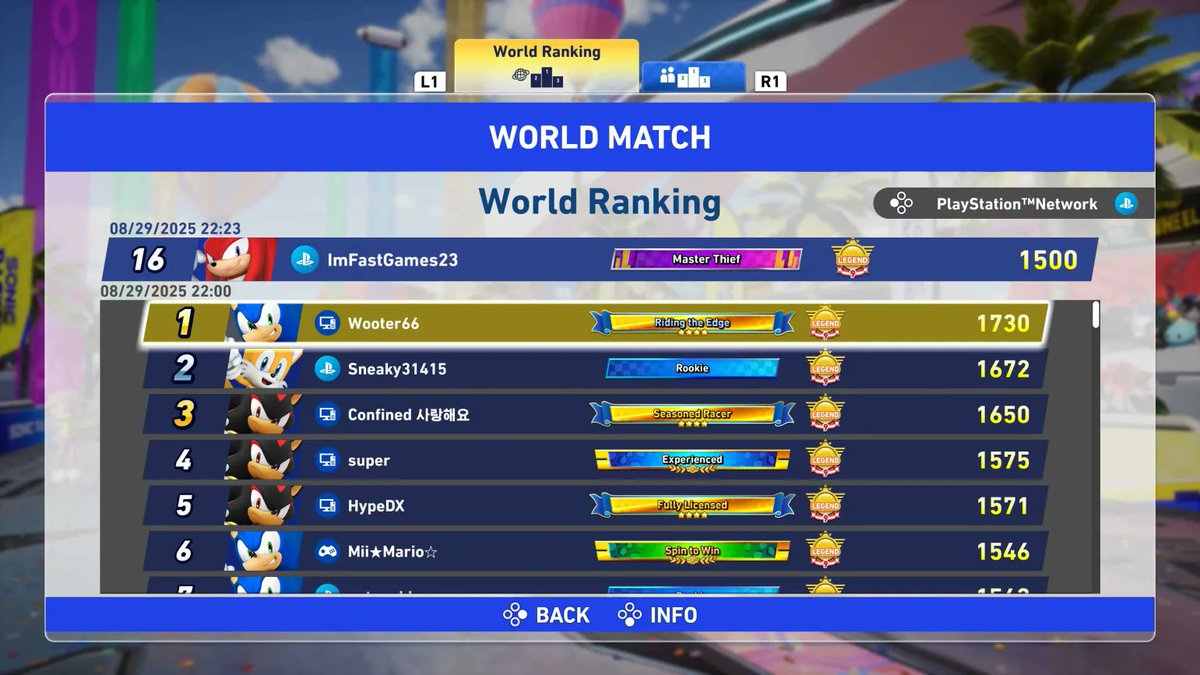 #SonicRacingCrossWorlds NoLyfër