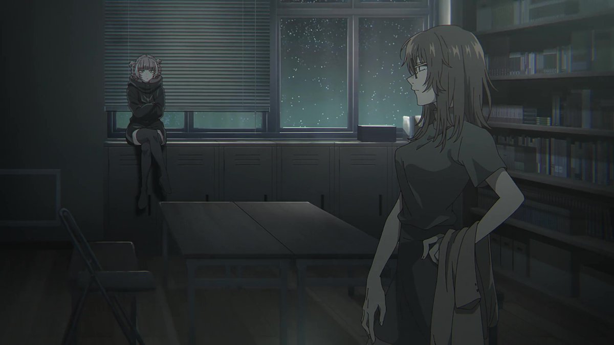 #よふかしのうた Season2第9話視聴🧐

#鶯餡子 こと #目代キョウコ の【復讐】が始まりましたね…😔…彼女の行動原理と目的は見えてきましたが、ナズナたち吸血鬼一派にどういう未来を用意しているのかは見えてきませんね…🤔

『決着』をつけるとは…あまり物騒な話にならなければ良いのですが…😣