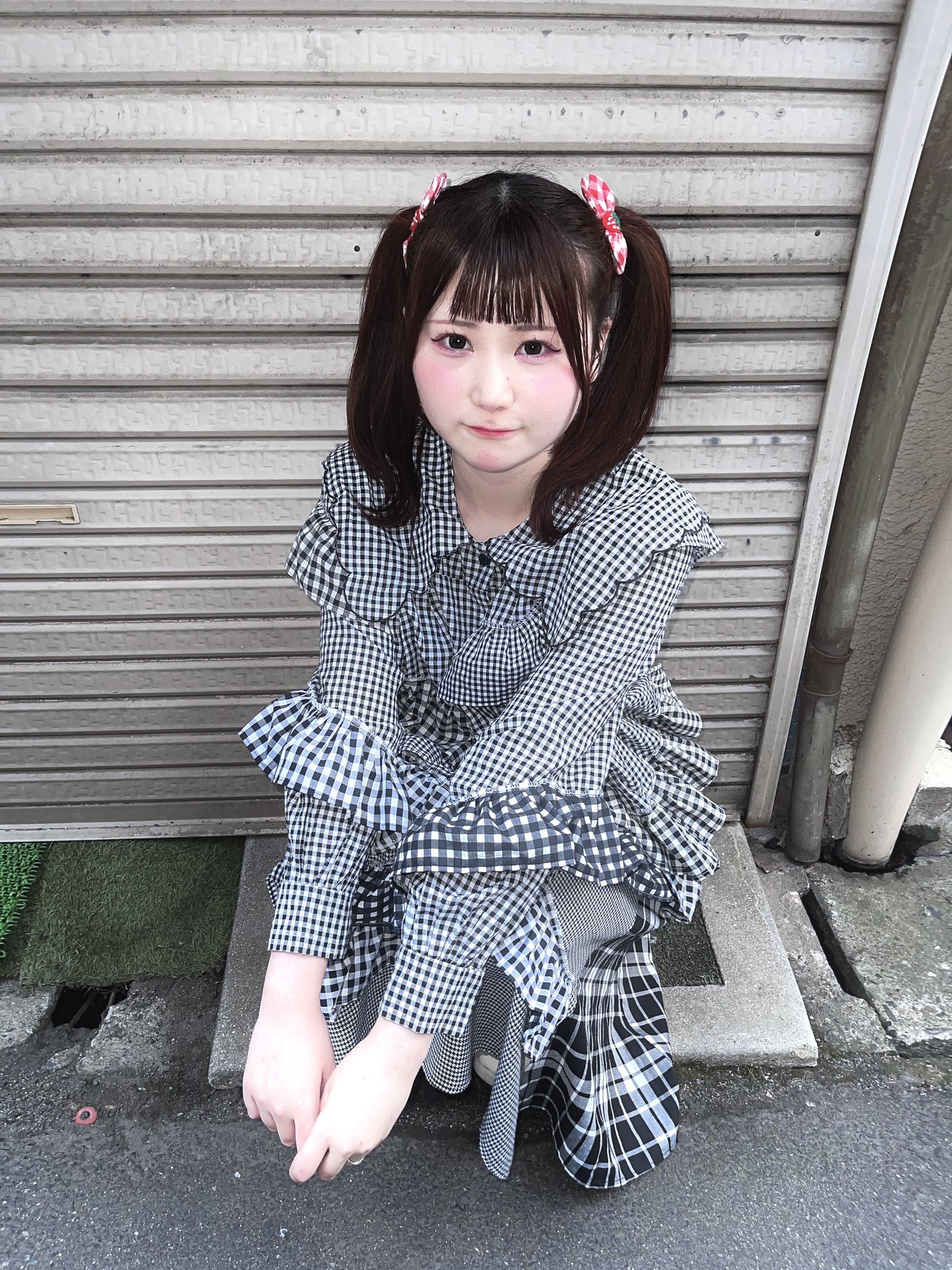 めぐちゃん様　　ビアズリー　新品未使用　昨年期ギンガムチェックティアードブラウス めぐちゃん様 ビアズリー 新品未使用 昨年期ギンガムチェック