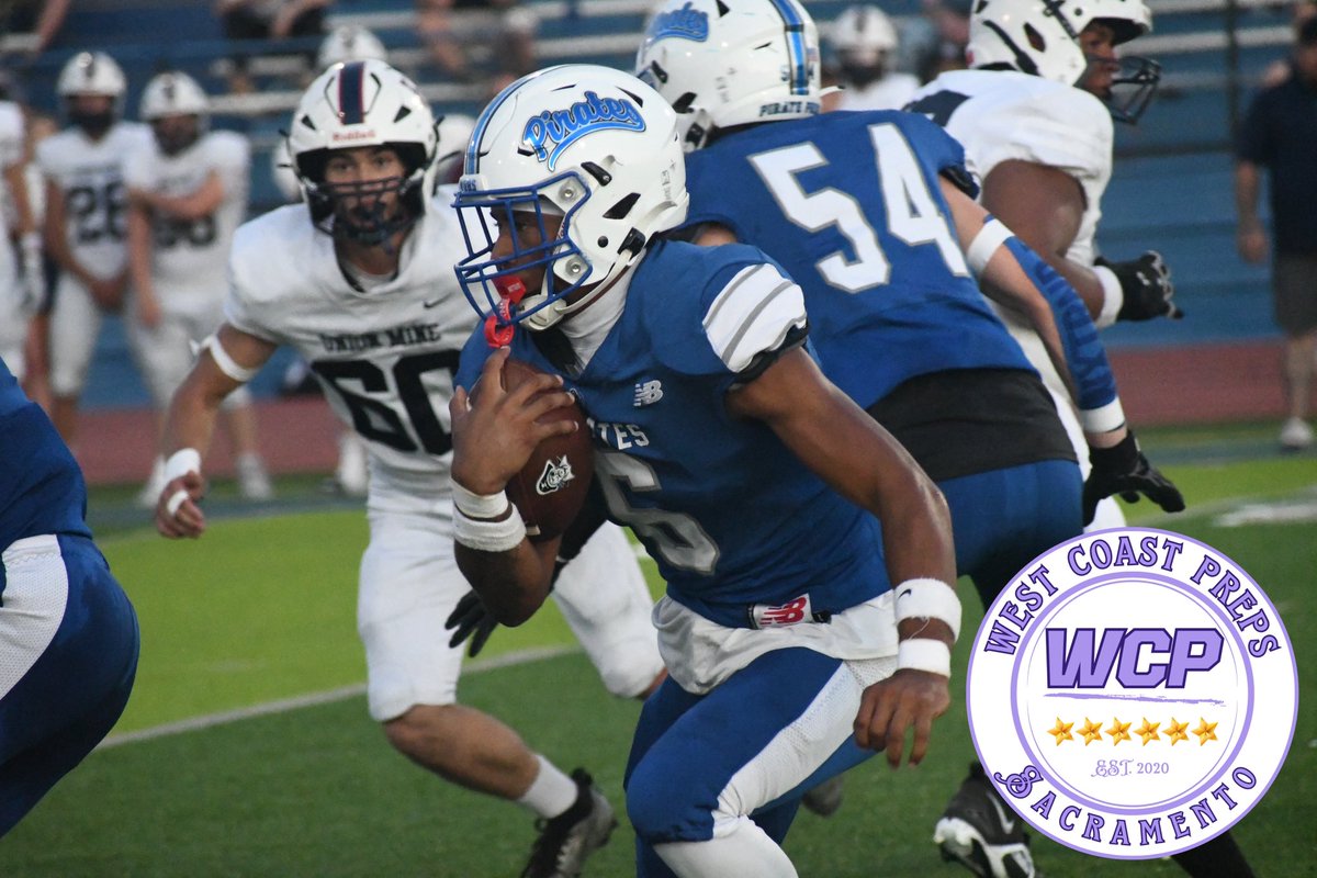 CJacksonWCP's tweet photo. Wheatland’s response to adversity = perfect 👌🏼 

A new punter at the last second, a hard-nosed win and quite the performance in a small-school battle vs. Union Mine. 

Story: https://t.co/FcG1qP8sB4 https://t.co/Ihhs0tPaa8