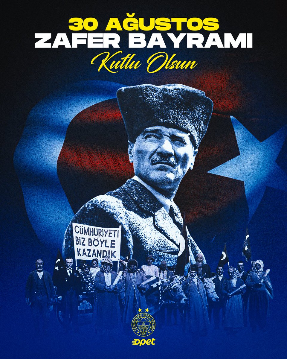 🇹🇷 30 Ağustos Zafer Bayramımız kutlu olsun!