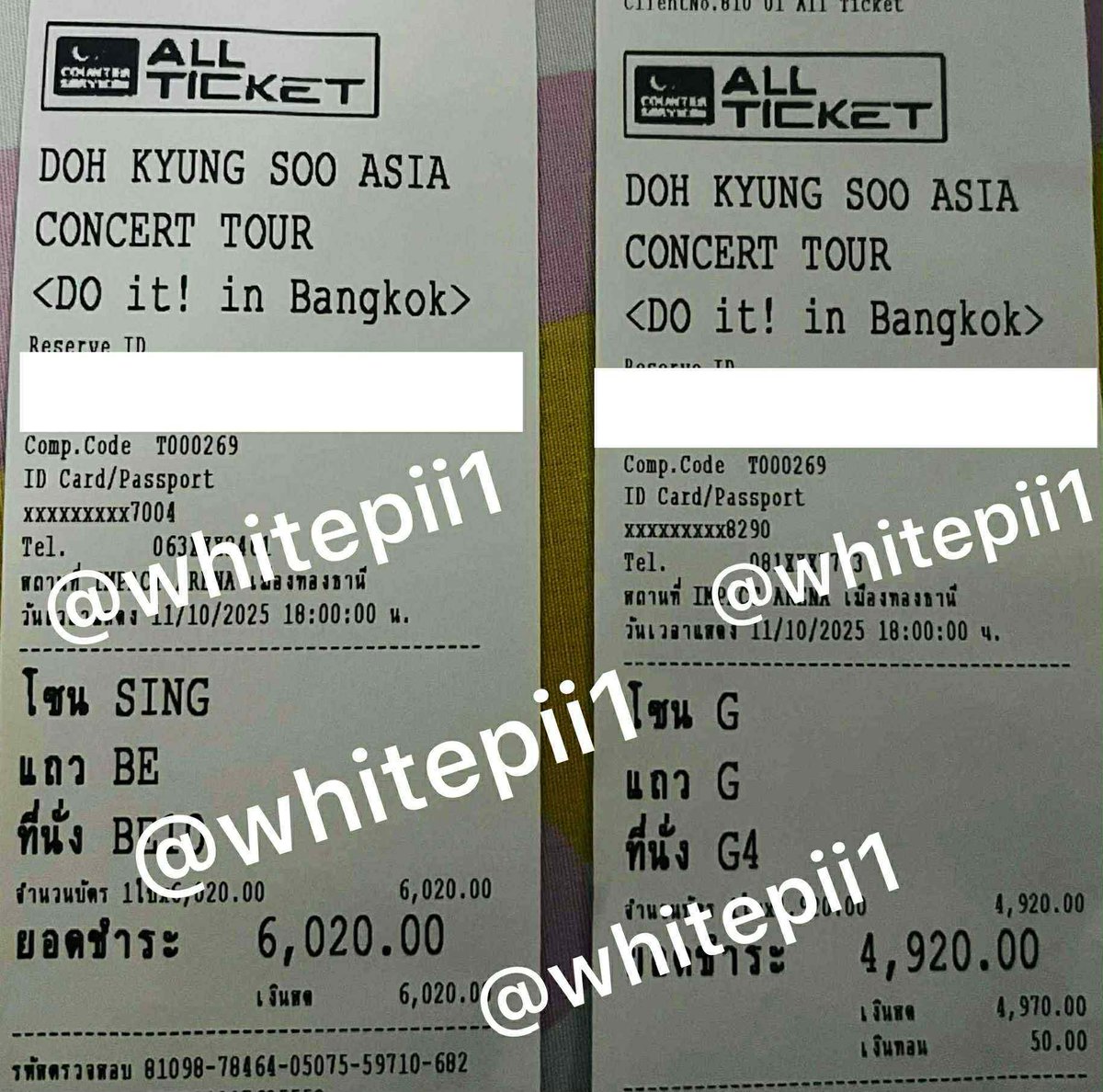 jayparkjayu's tweet photo. ปล่อยบัตร 📌
6,000 โซน Sing แถว BE
4900 โซน G แถว G
สนใจ dm มาได้เลยคับ

 #DOit_inBANGKOK https://t.co/4KdIYZs3DZ