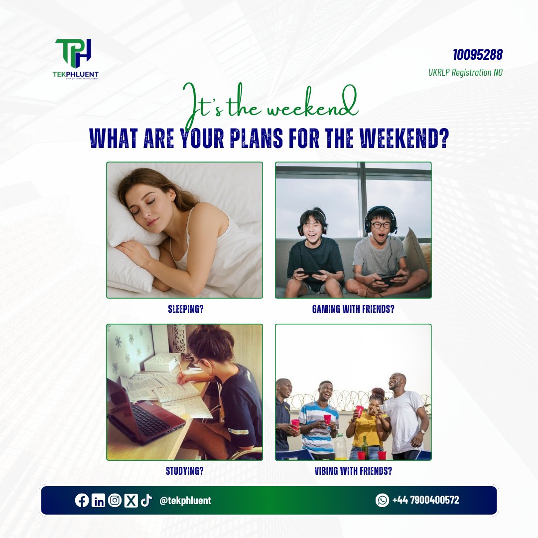 It’s weekend vibes! 😴🎮📚🎉
Which one are you choosing?
Reply with your emoji 👇

White House #MansBestFriend Salford Rylan #Caturday  #Tekphluent