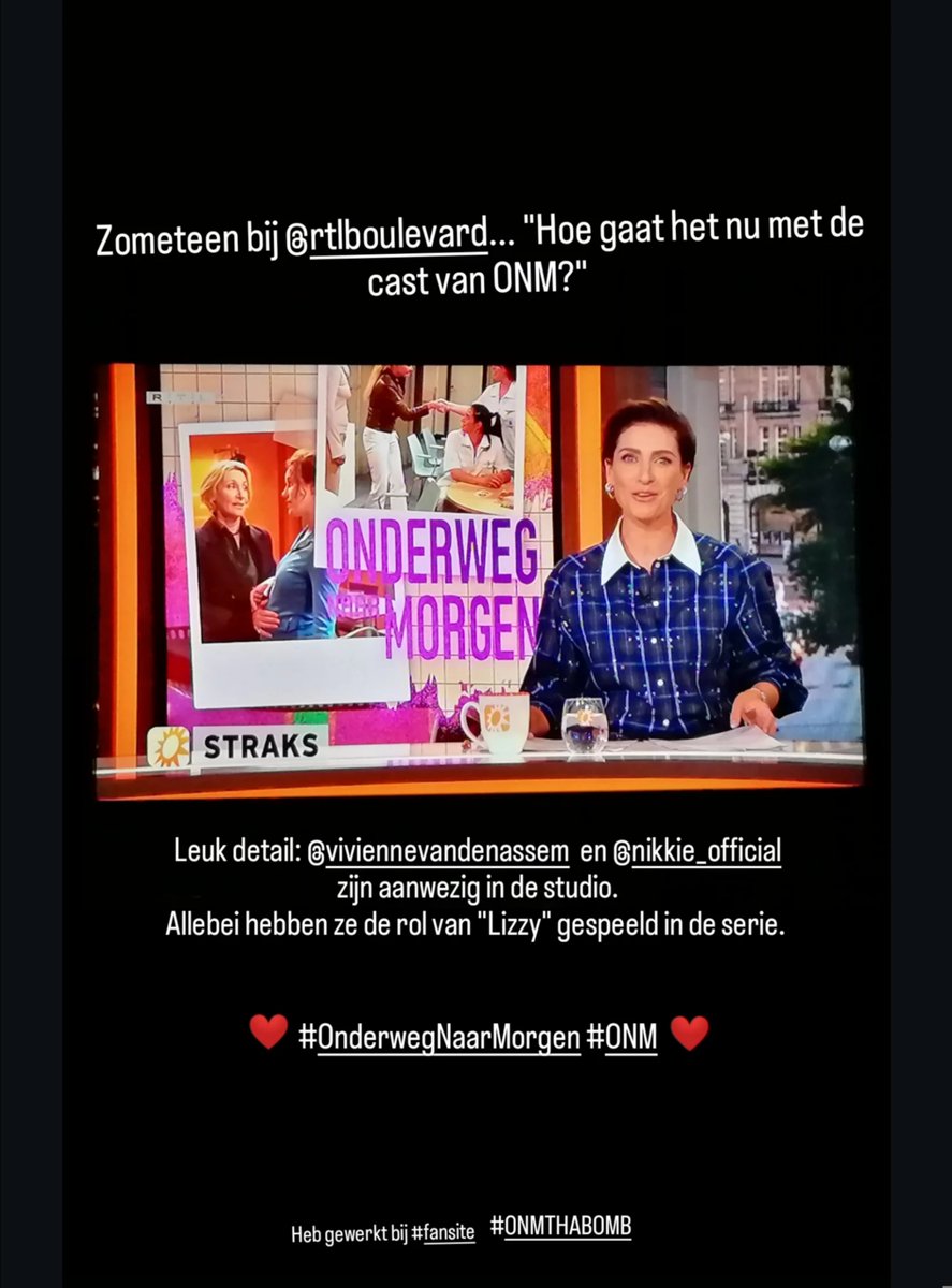 #OnderwegNaarMorgen #gtst #rtlboulevard

Meer op Instagram.com/AshwiniLive