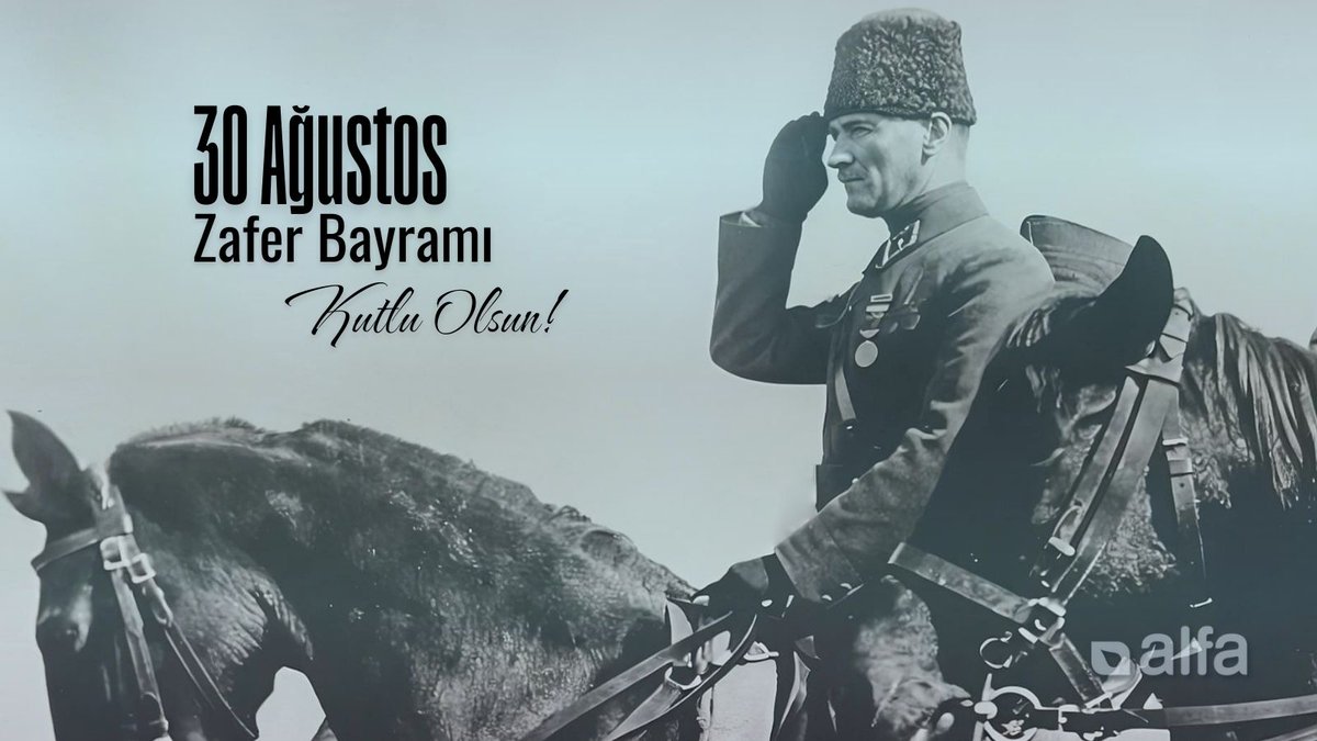 30 Ağustos Zafer Bayramı’nı gururla kutluyoruz! 💙
30 Ağustos Zafer Bayramı’nın 103. yıl dönümünde başta Ulu Önder Gazi Mustafa Kemal Atatürk olmak üzere kahraman silah arkadaşlarını ve tüm şehitlerimizi saygı, minnet ve rahmetle anıyoruz.
#AlfaÇevre #30AğustosZaferBayramı