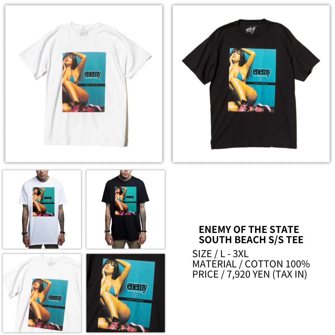 CRIMINAL__1995's tweet photo. 🔥CRIMINAL SELECT🔥
⬇️WEB STORE⬇️
https://t.co/WOWU5aovre
サンディエゴ発の【ENEMY OF STATE】
過激なエッセンスを投入したデザインが特徴的な話題のブランド😎
今回は再入荷なし、売り切れ間近の
S/S TEEをPICK UP👍
#クリミナル #enemyofstate #tshirt https://t.co/fUhytv6I0p