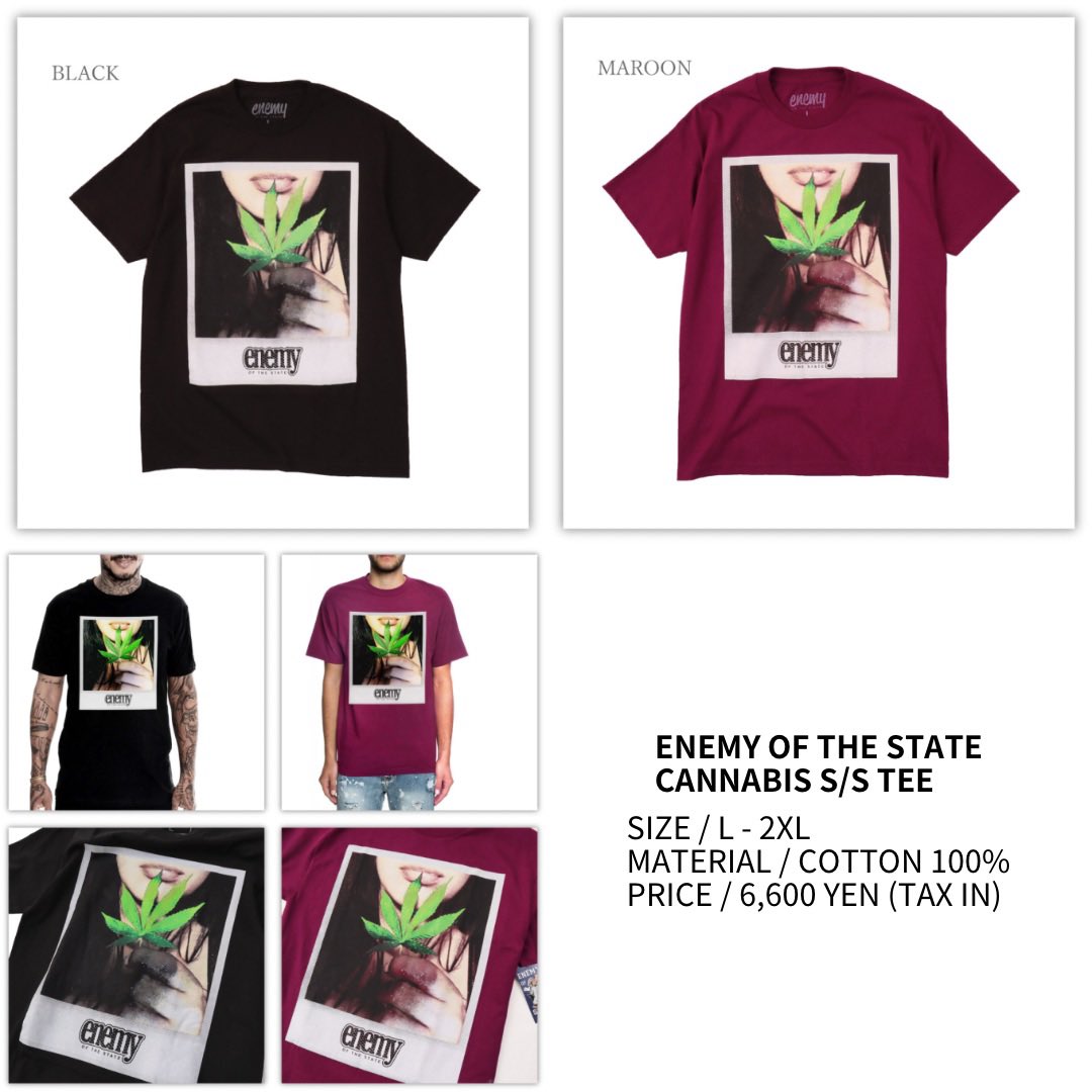 CRIMINAL__1995's tweet photo. 🔥CRIMINAL SELECT🔥
⬇️WEB STORE⬇️
https://t.co/WOWU5aovre
サンディエゴ発の【ENEMY OF STATE】
過激なエッセンスを投入したデザインが特徴的な話題のブランド😎
今回は再入荷なし、売り切れ間近の
S/S TEEをPICK UP👍
#クリミナル #enemyofstate #tshirt https://t.co/fUhytv6I0p