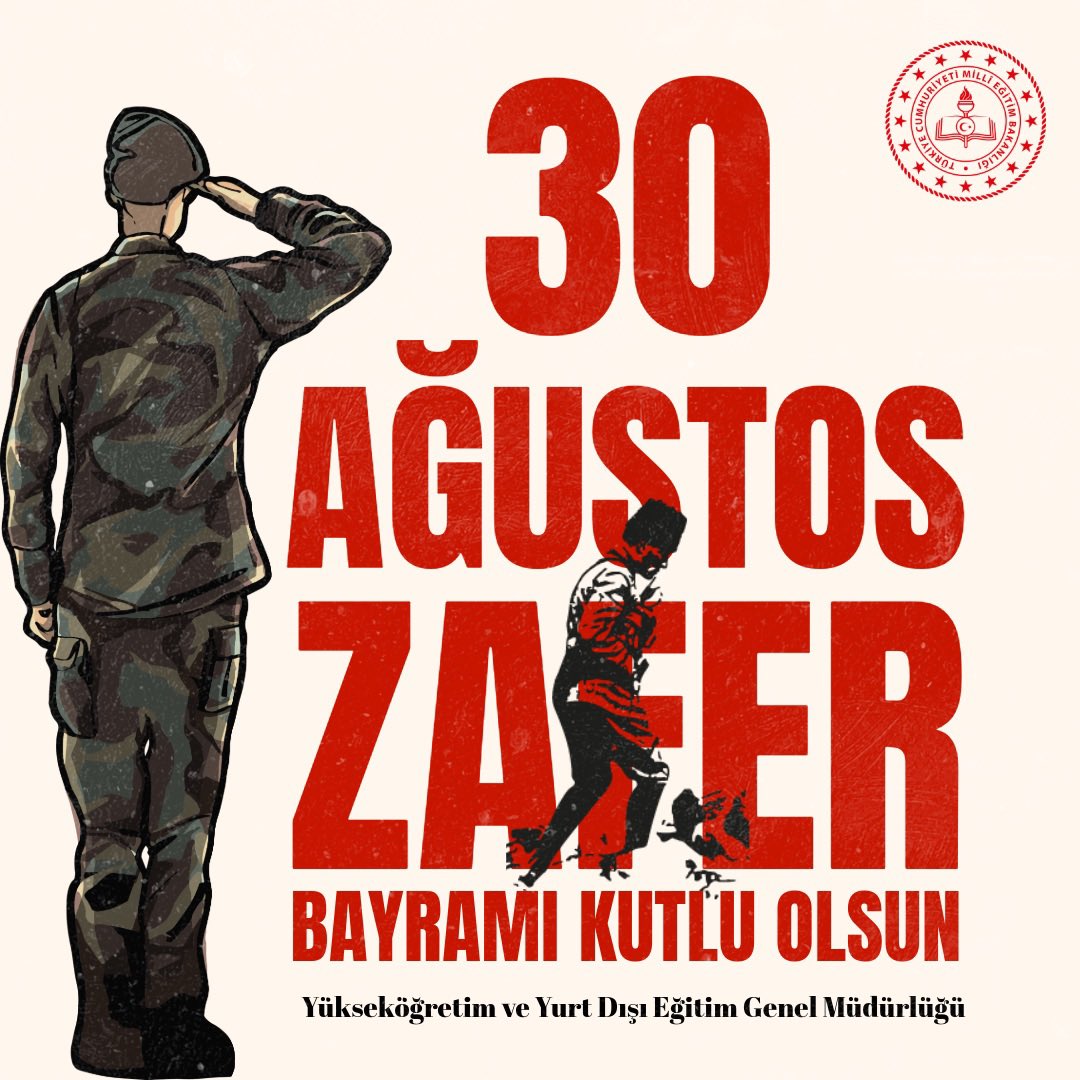 mebyyegm's tweet image. 30 Ağustos Zafer Bayramı, Türk milletinin bağımsızlık tutkusunun sönmeyeceğinin ispatıdır. Atatürk’ün yolunda, şehitlerimizin kanıyla mühürlenmiş bir destandır. Kutlu olsun! 🇹🇷