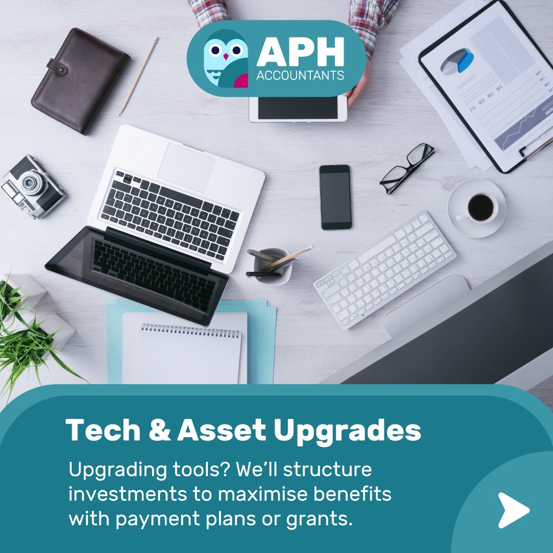 💡 Planning a big purchase after the holidays? Smart planning can boost cash flow &amp; reduce your tax bill! 

🔍 Tax savings
💰 Cash flow forecasting
🚗 Company vehicle options
🖥️ Tech upgrades
📝 Compliance support 

#BusinessGrowth #SmartInvesting