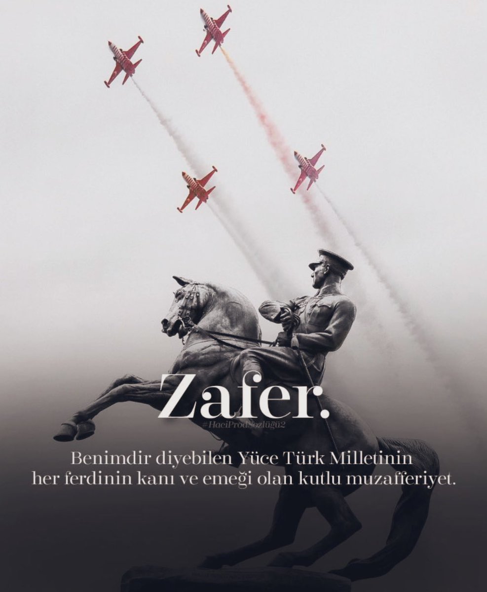Bayramımız kutlu olsun. #30AgustosZaferBayrami