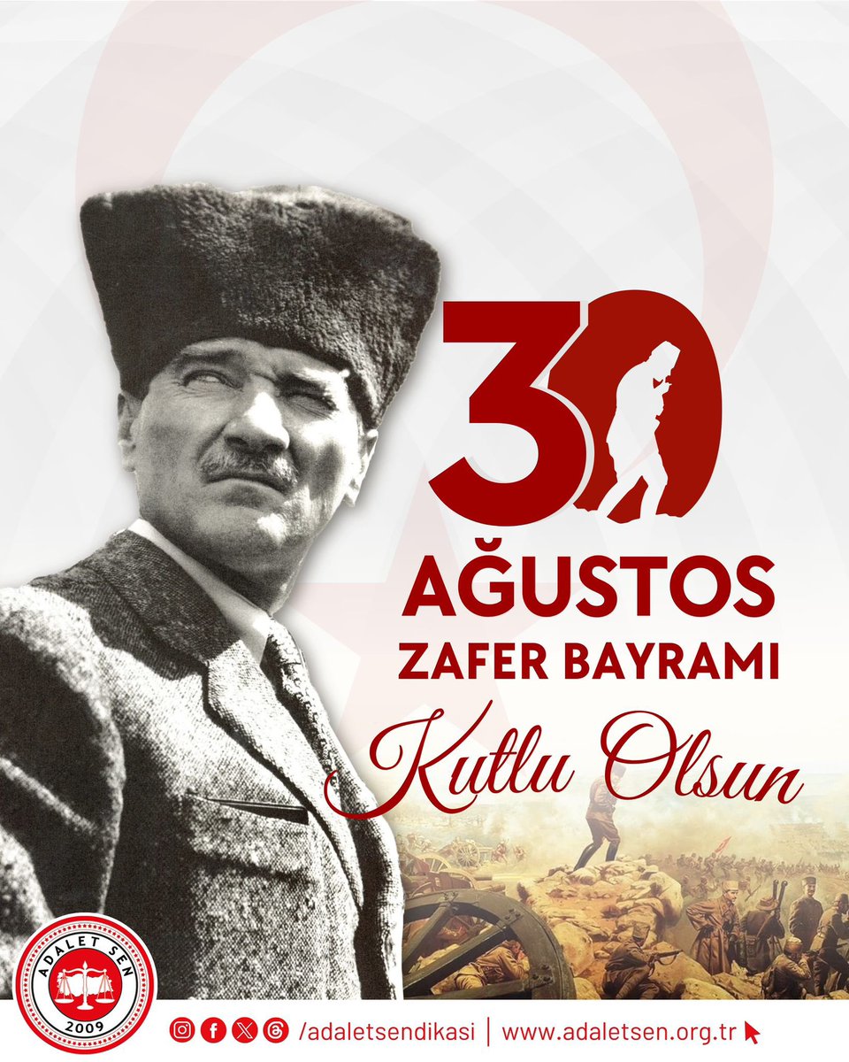 30 Ağustos Zafer Bayramı

Bundan 103 yıl önce, milletimizin bağımsızlık ve özgürlük uğruna verdiği destansı mücadele, 30 Ağustos 1922’de kazanılan Büyük Zafer ile taçlanmıştır. Gazi Mustafa Kemal Atatürk’ün önderliğinde, aziz milletimiz hiçbir zorluk karşısında boyun