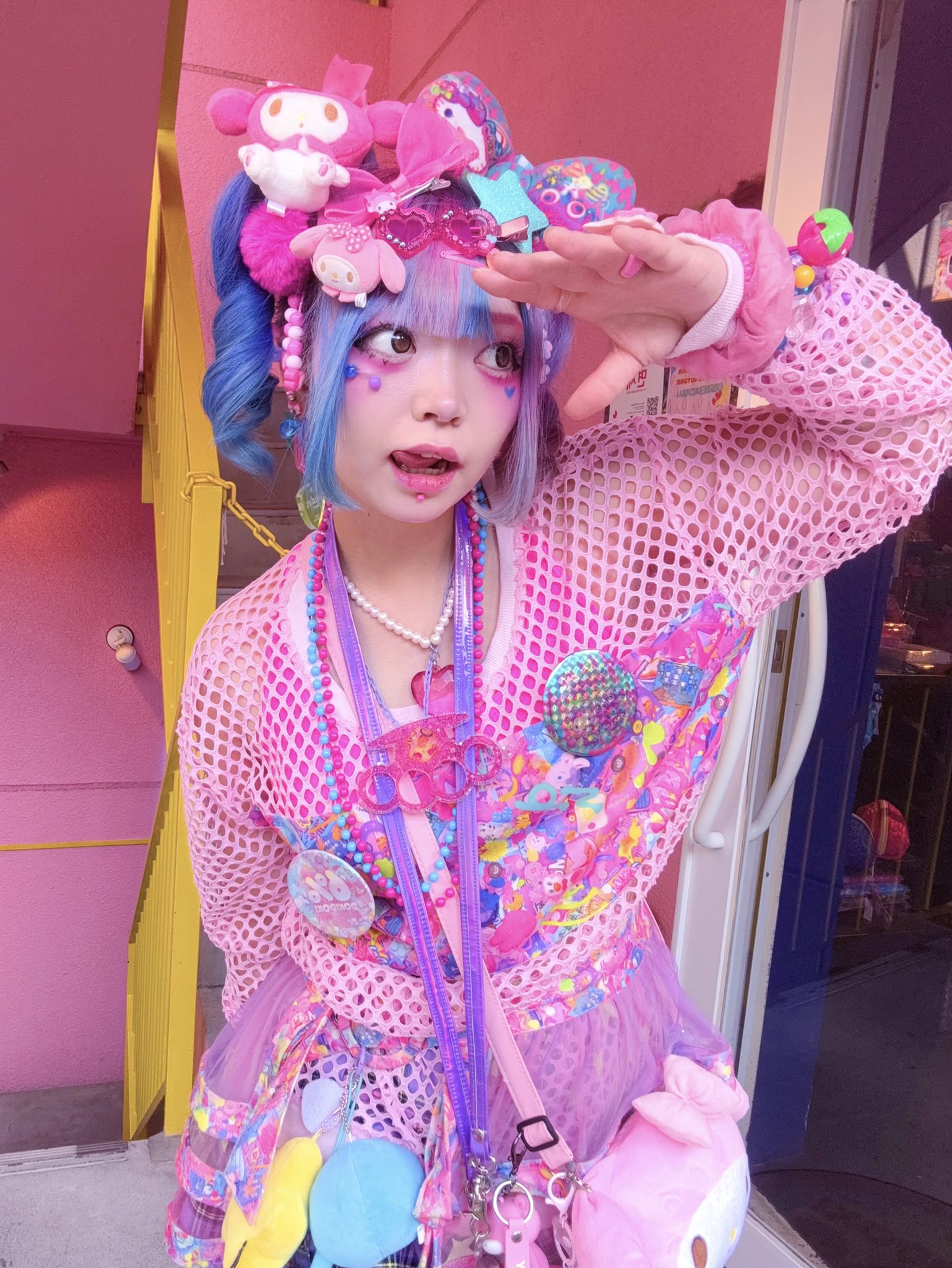 6%DOKIDOKI ロクパー　メッシュトップス　blackpink ロゼ　着用 6%DOKIDOKI ロクパー メッシュトップス blackpink ロゼ 着用