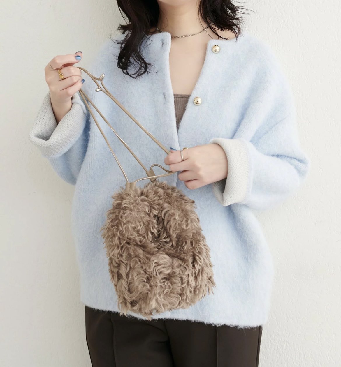 大人気完売♡リアムプラージュ♡ツィードオールインワン ☕️🤍