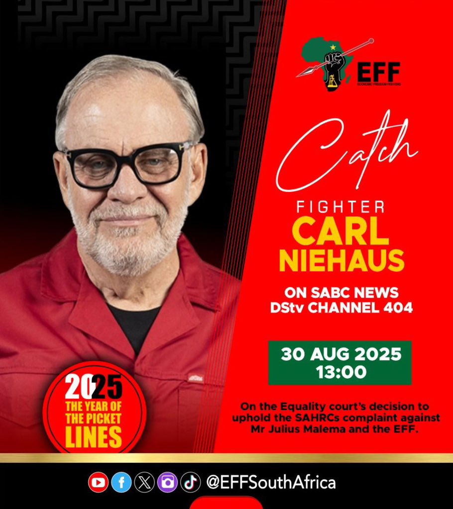 EFFSouthAfrica tweet picture