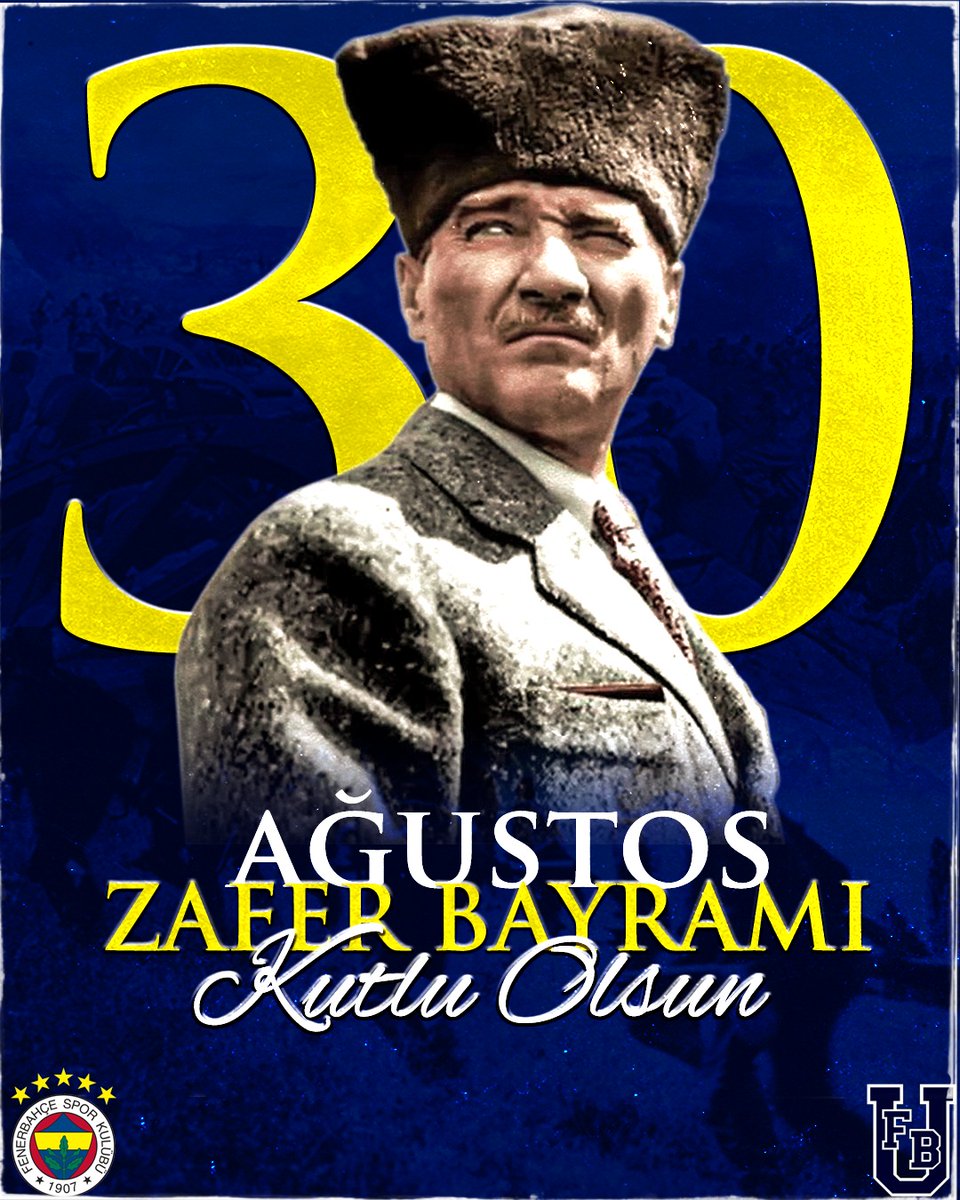 Kahraman ordumuzun ve milletimizin zaferle taçlandırdığı bu anlamlı günün 103. yıl dönümünde Ulu Önder Mustafa Kemal Atatürk ve silah arkadaşlarını saygıyla anıyor, 30 Ağustos Zafer Bayramımızı kutluyoruz.
