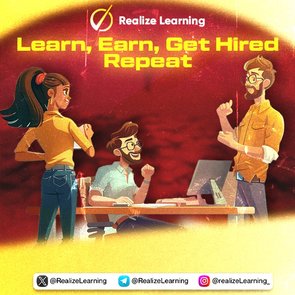 RealizeLearning's tweet image. 📚 Realize Learning is where knowledge meets crypto.

✔️ Learn
✔️ Earn tokens
✔️ Get hired (planned)
✔️ Repeat

This is more than education — it’s your economic freedom.

Website: realizelearning.io

#RealizeLearning #Web3Education #LearnToEarn #RLcoin #EFO #RL