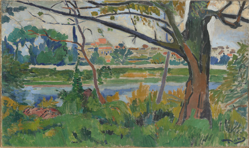 The Seine at Chatou wikiart.org/en/andre-derai…