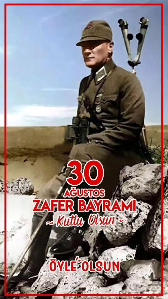 30 Ağustos Zafer Bayramımız kutlu olsun. 🇹🇷
#30Ağustos