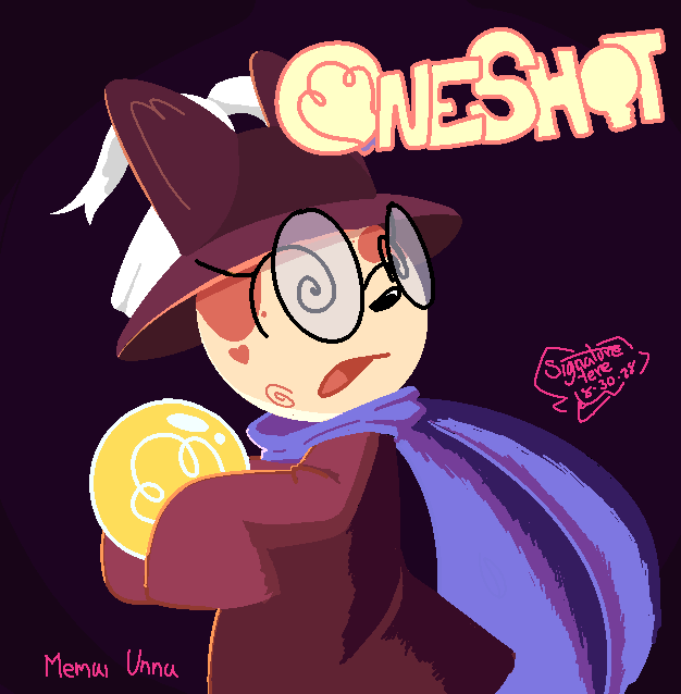 And most Importanly... You only have "OneShot"

Wanted to draw my Spinda character with the Niko outfit after finishing the game a few days ago