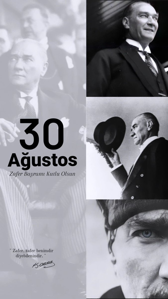 Büyük Zafer’in 103. yılında aynı inanç ve gururla… 🇹🇷🇹🇷