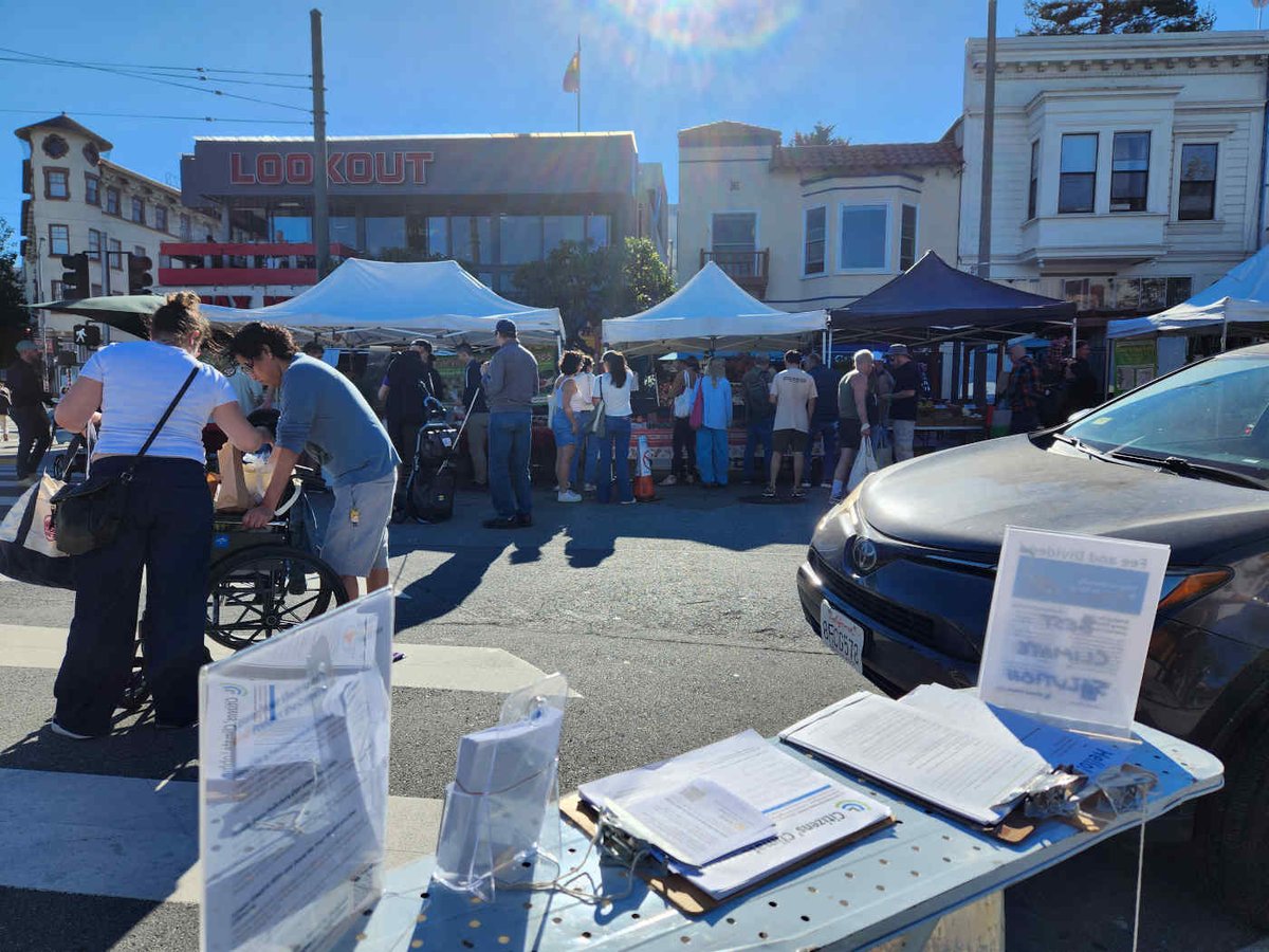 CCL-SF at Castro Farmers' Market, 8/20