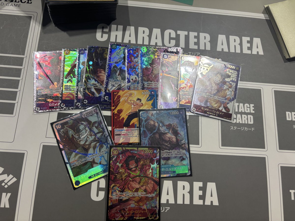 公式3on 使用エース
ロジャー 先〇
エース後〇
サボ 先〇
イム 後〇 チーム❌
エース 先❌ 
エース 先❌
エース 先❌
トナメ 
イム 先❌
ベスト16位 4連勝からの4連敗
悔い無し(￣^￣ゞ