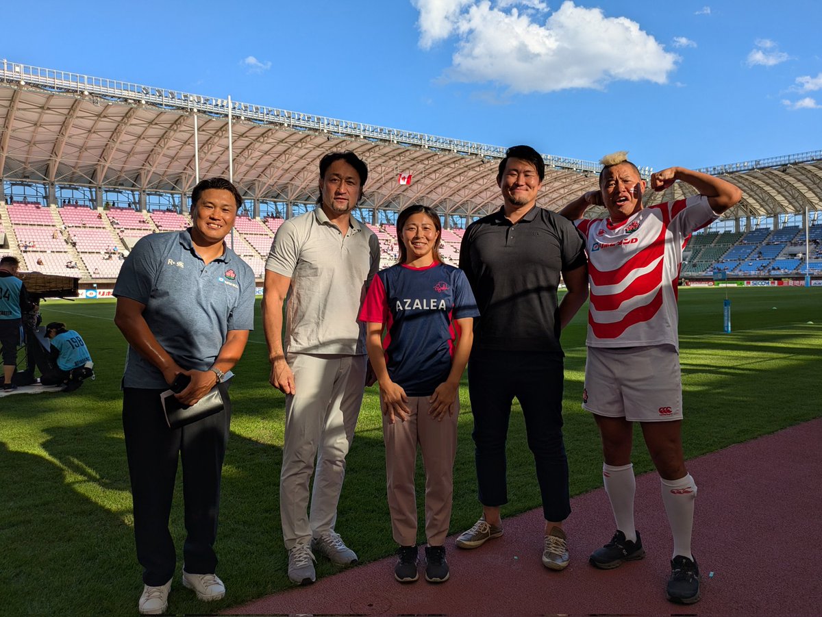 otomorug's tweet image. ユアスタ試合前を盛り上げてくれたレジェンドのみなさんしよっさん均さん恵里子さんカベちゃん＆しんやさんありがとうございました‼️