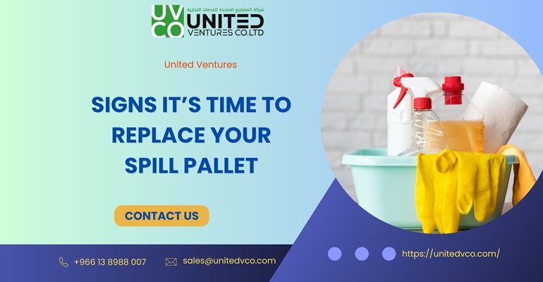 unitedventureco's tweet image. Signs It’s Time to Replace Your Spill Pallet

United Ventures provides compliant spill pallets, which are durable and suitable to store chemicals safely and contain spills in Saudi Arabia in industrial places.
Know More:- uae.indexing.co.in/2b3c9a

#SpillPallet  #SaudiArabia