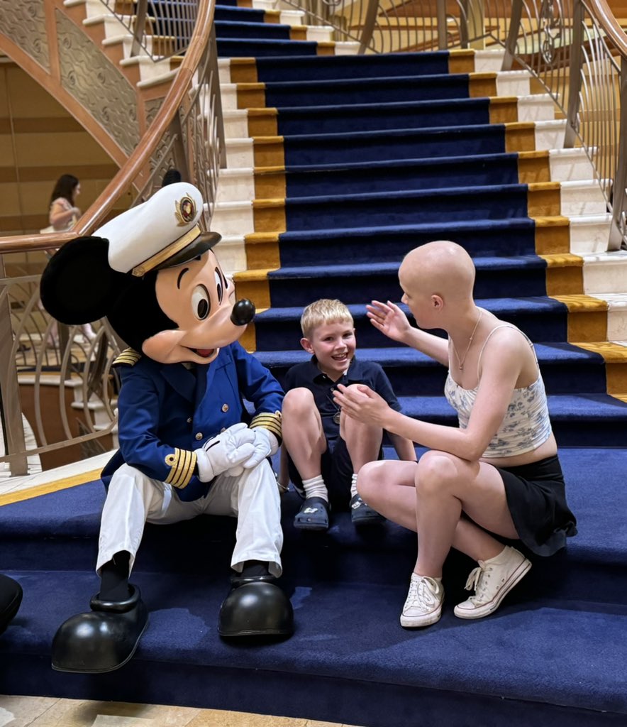 A year ago today I sat looking into the ocean grateful that Liz was well enough to be on a Disney Cruise, relieved that her 17th birthday the following day would be a special one. Mateo had chosen her a Tinkerbell ring from Pandora, but it wasn't the gifts that mattered to her.