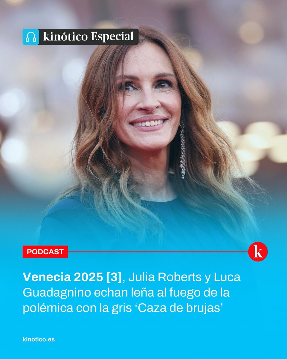 Kinótico (@kinotico) on Twitter photo 🎧 Tercer podcast desde Venecia, nuestro Kinótico Especial desde el set de <a href="/FredFilmRadio/">fred.fm</a> en el Lido y que cuenta con: <a href="/JaninaPerezA/">Janina Perez Arias</a>, <a href="/danielmmantilla/">Dani Mantilla</a>, <a href="/maguerram/">María Guerra</a>, <a href="/Reborivera/">Matías G. Rebolledo</a>, <a href="/David_Martos/">David Martos</a>
📽️ Hoy, 'Caza de brujas' y la maestría de Park Chan-Wook
🔗kinotico.es/opinion/2025-0… 🎧 Tercer podcast desde Venecia, nuestro Kinótico Especial desde el set de <a href="/FredFilmRadio/">fred.fm</a> en el Lido y que cuenta con: <a href="/JaninaPerezA/">Janina Perez Arias</a>, <a href="/danielmmantilla/">Dani Mantilla</a>, <a href="/maguerram/">María Guerra</a>, <a href="/Reborivera/">Matías G. Rebolledo</a>, <a href="/David_Martos/">David Martos</a>
📽️ Hoy, 'Caza de brujas' y la maestría de Park Chan-Wook
🔗kinotico.es/opinion/2025-0…