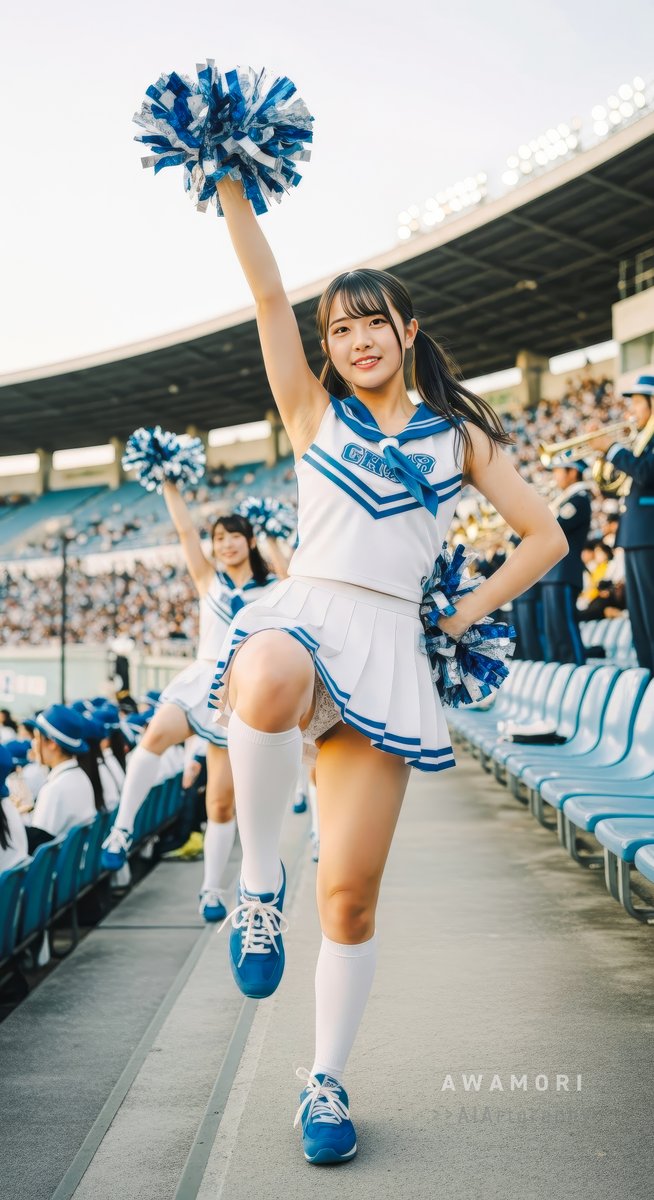 2022Awa's tweet image. 📢 #cheers_weekend
#cheerleaders #aiportrait #aiphotography #aigravure #aigirl #photoshop #lightroom #photorealism #firefly #Imagen4 #4K