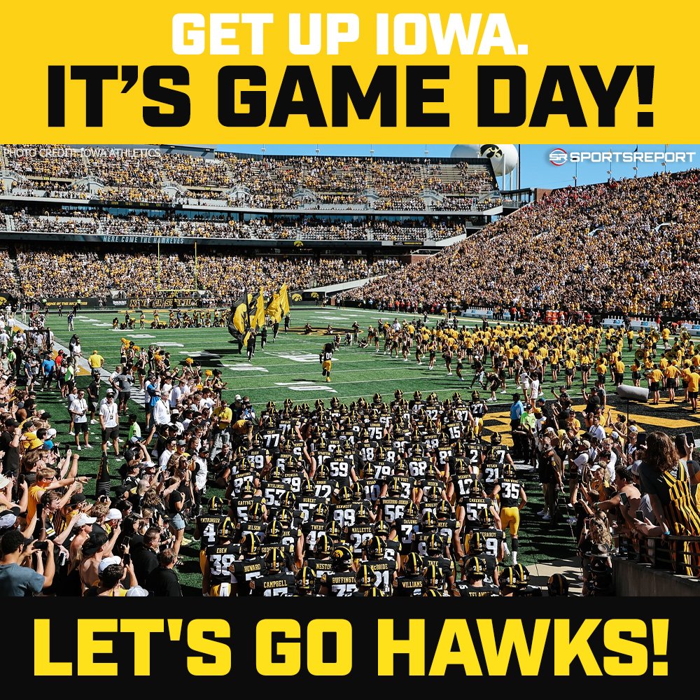 IT'S GAME DAY!!! IOWA FOOTBALL IS BACK!!