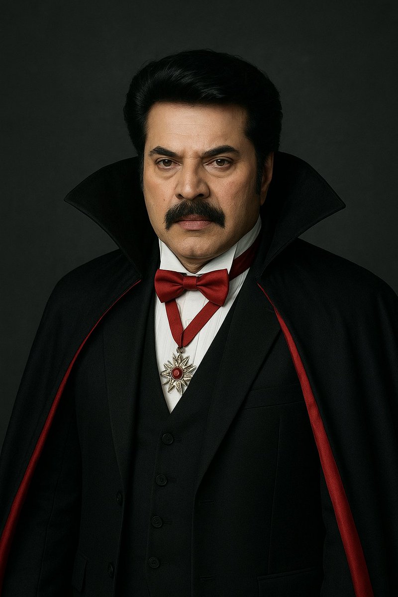.
What if <a href="/mammukka/">Mammootty</a> as Count Dracula in #Lokah-verse .

#LokahChapter1 
#LokahChapter1Chandra