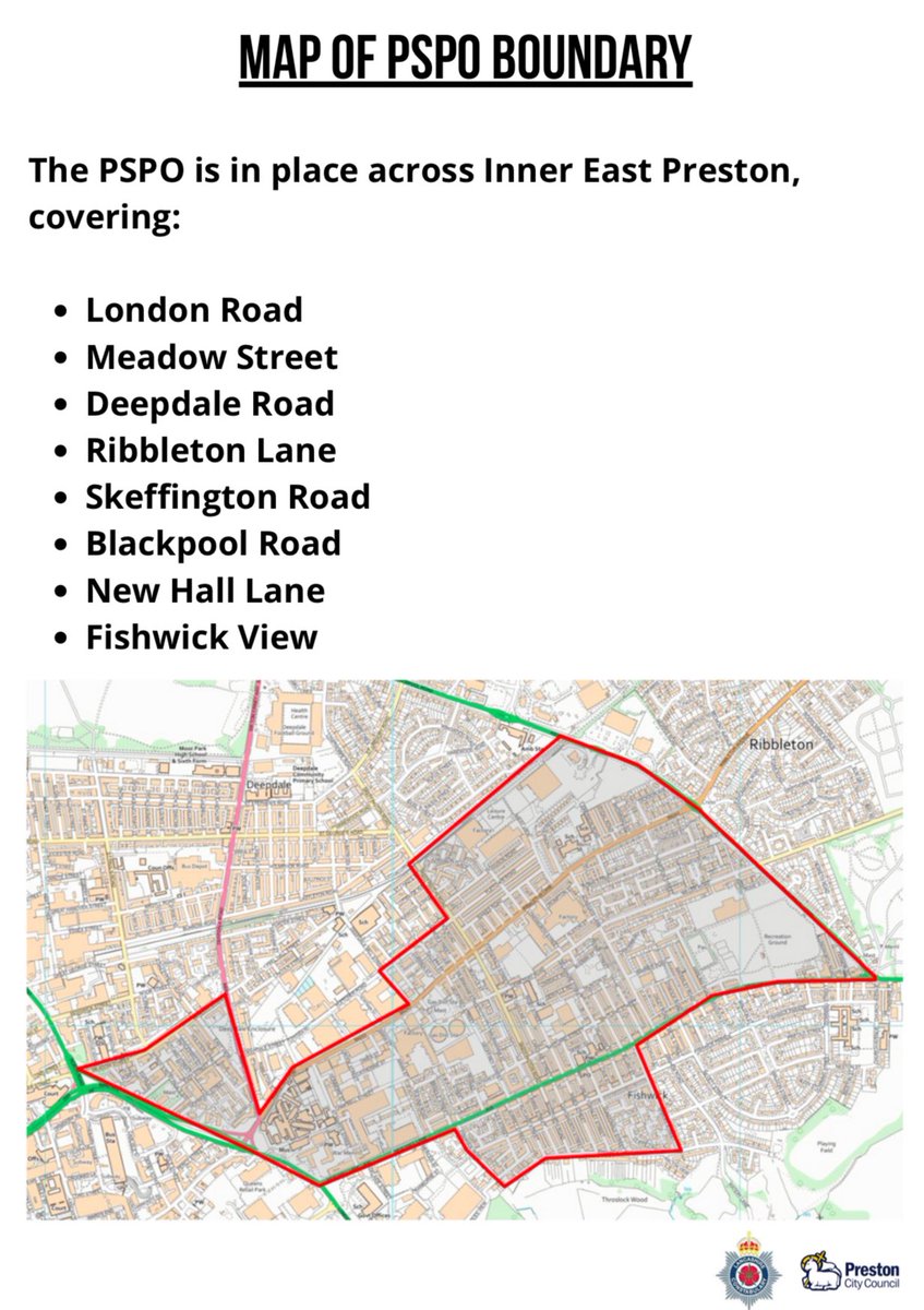 Suleman_Sarwar7's tweet image. Proud to have worked with my @prestonlabour colleagues to secure a new Public Spaces Protection Order (PSPO) for St Matthew’s and Fishwick.

It will be coming into effect very soon and will tackle anti-social behaviour, keep the community safe and clean 👍🏽