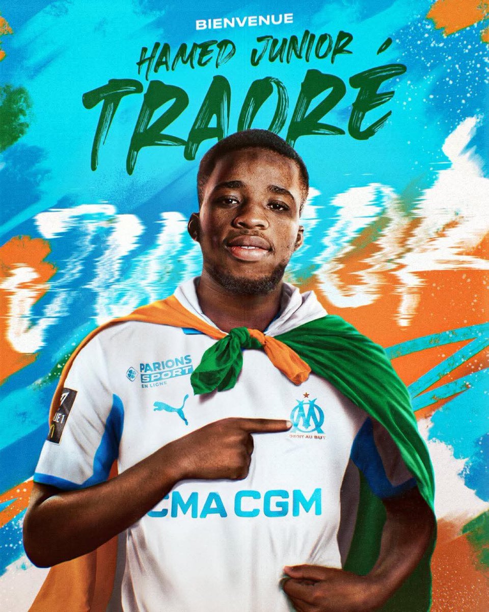 VeronaArb's tweet image. رسميًا: مارسيليا الفرنسي أعلن عن ضم الايفواري حامد جونيور تراوري (25 ستة) لاعب خط وسط إمبولي، ساسولو و نابولي السابق بنظام الإعارة مع إلزامية الشراء مقابل 7.5 مليون يورو، تصل إلى 15 مليون يورو مع المكافآت قادمًا من بورنموث الإنكليزي. ✍🏿🧤⚪🔵
#SerieA #Traoré