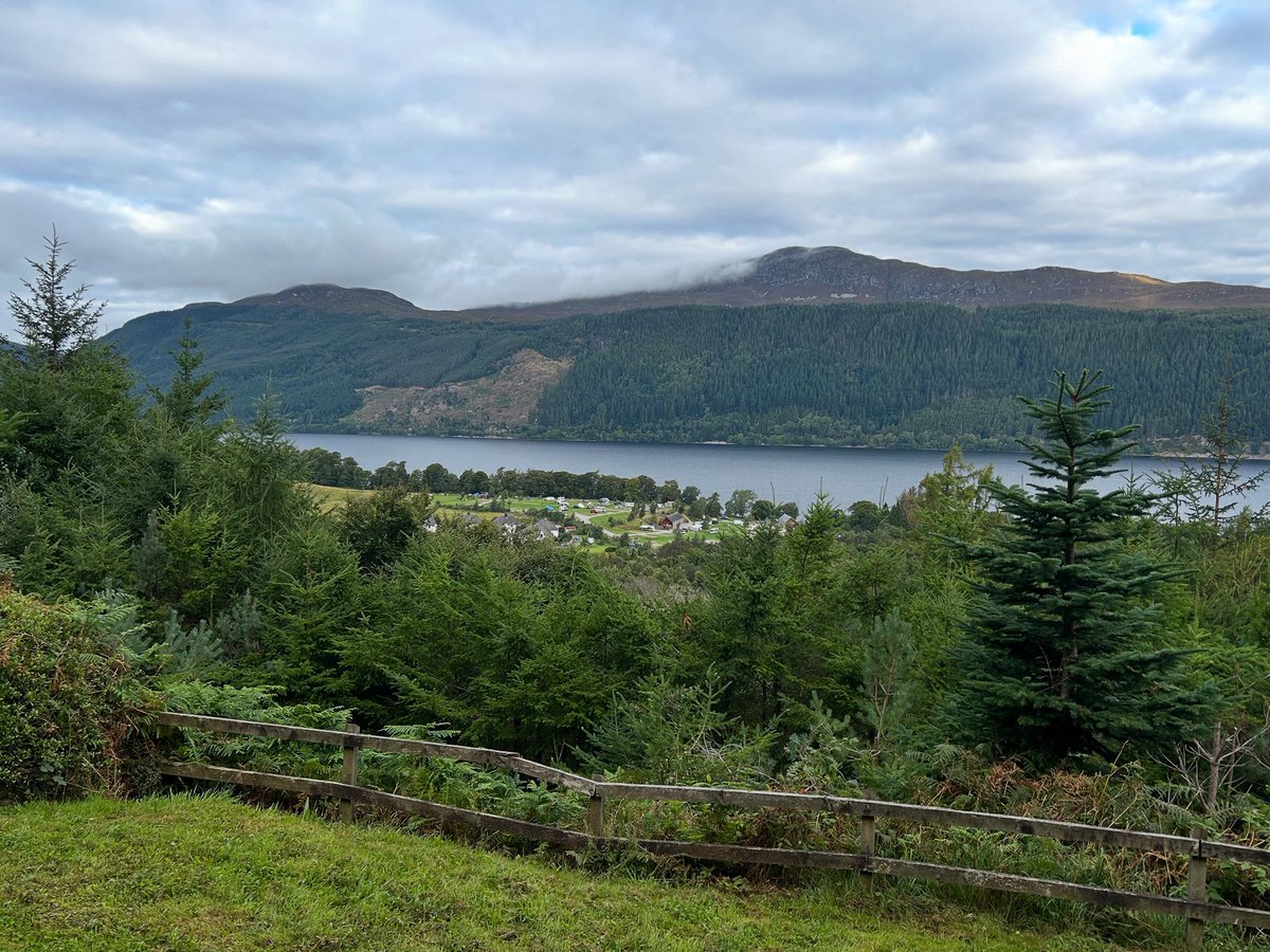 Not a bad view to wake up to! Loch Ness and the Great Glen.