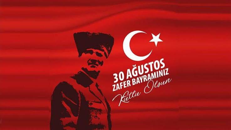🇹🇷🇹🇷🇹🇷30 Ağustos Zafer Bayramını en içten dileklerimle kutluyor, 
Cumhuriyetimizin Kurucusu Gazi Mustafa Kemal Atatürk başta olmak üzere istiklal mücadelemizin bütün kahramanlarını, aziz şehitlerimizi ve gazilerimizi rahmet, minnet ve şükranla anıyorum🇹🇷🇹🇷🇹🇷#30AgustosZaferBayramı