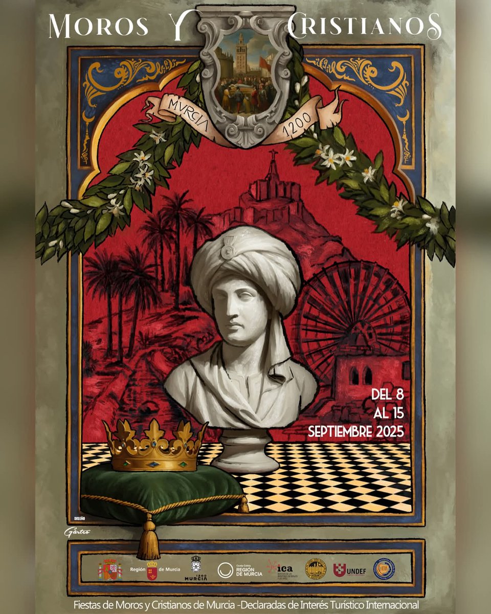 ¡#Murcia ya vibra con la #Fiesta de #MorosYCristianos! ⚔️🎉
Desfiles, música, #historia y tradición, revive la fundación de Murcia del 8 al 15 de sept.
¡Disfruta de su #cultura, color y pasión murciana! 🌙✨

ℹ️ morosycristianosmurcia.org
#InterésTurísticoInternacional