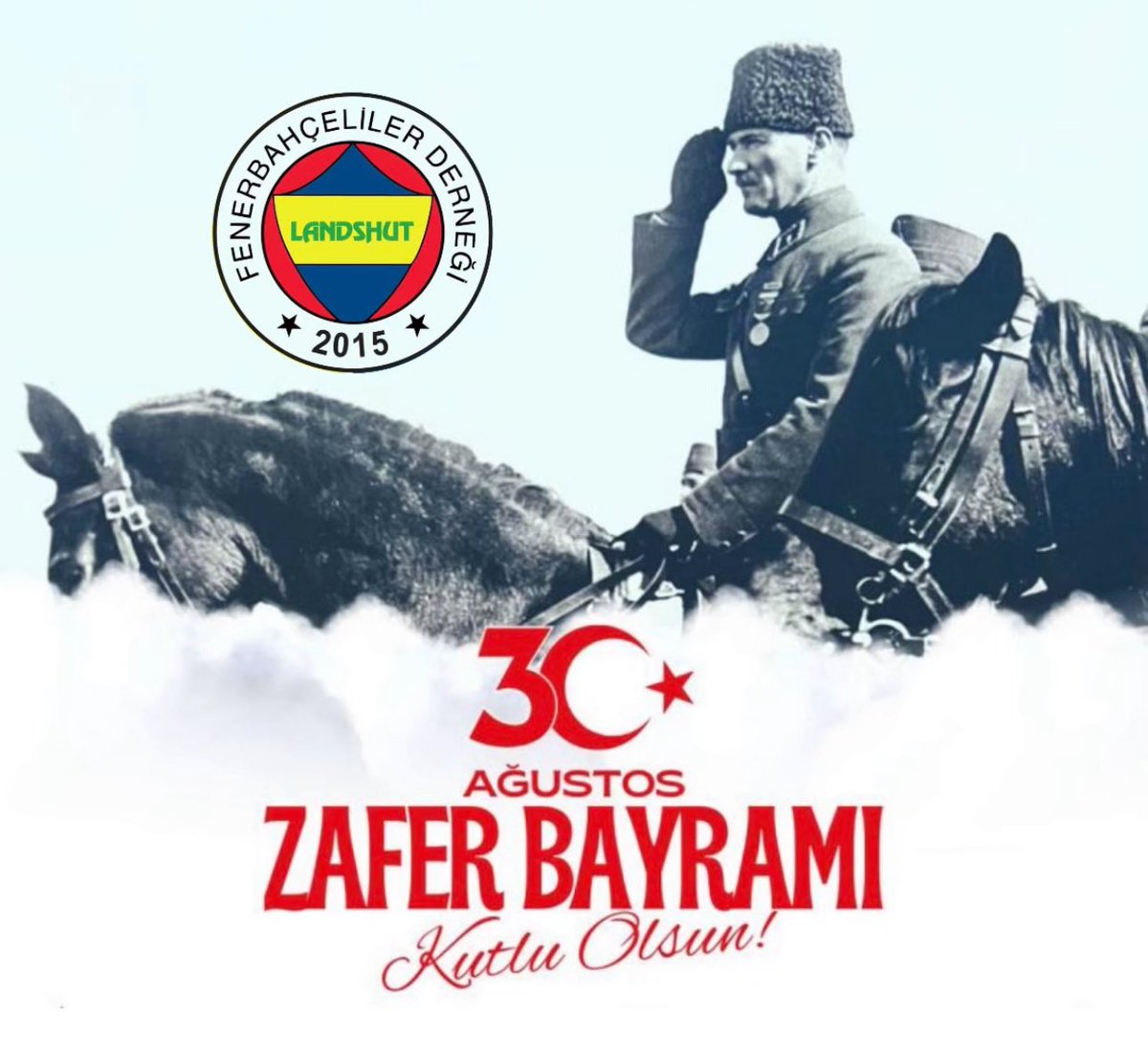 Zafer Bayramımız kutlu olsun; 
yaşasın Türkiye Cumhuriyeti, 
yaşasın Fenerbahçe, 
yaşasın milletimizin özgürlük sevdası!