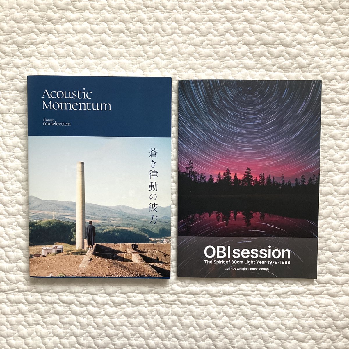 muselection's tweet image. 2023年秋即完のシン･ネオアコ本『Acoustic Momentum』。
2025年夏その別冊『OBIsession』を手にされた複数の方から「ぜひ『AM』を再度発売を！」と嬉しい再発のオファーを頂きました。
下記にて価格別で重版の可能性を探っていますので、よろしければスマホでご投票下さい！
instagram.com/p/DN-HYC5Adj_/…