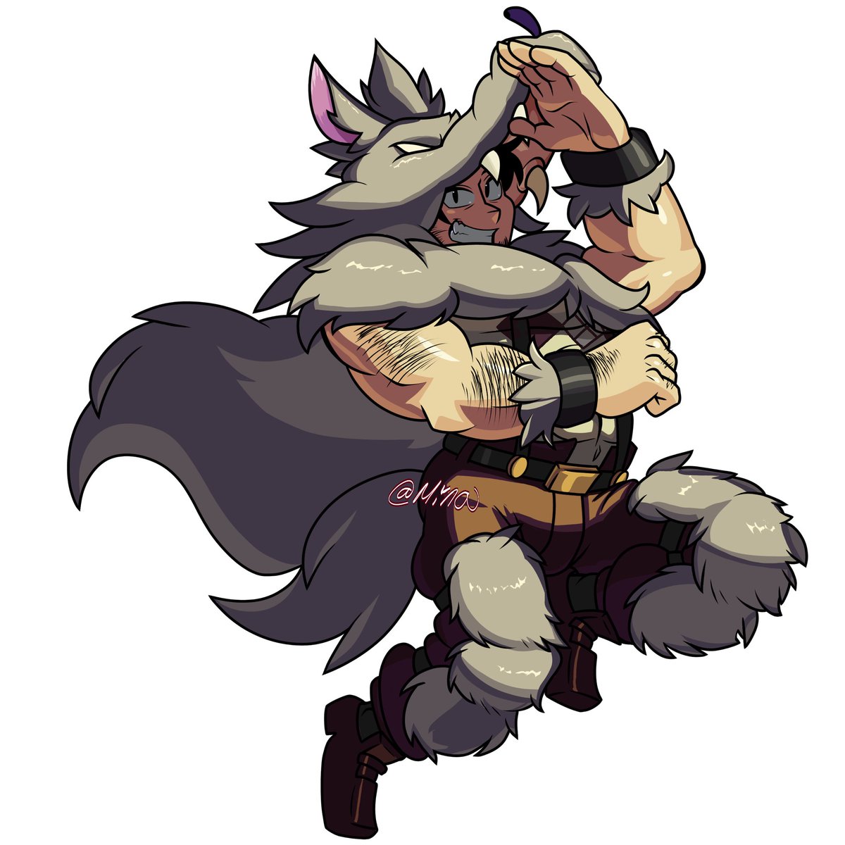 Woof… fanmade #beowulf sprite I did + a lil redesign (?)
#Beowulfskullgirls #skullgirls