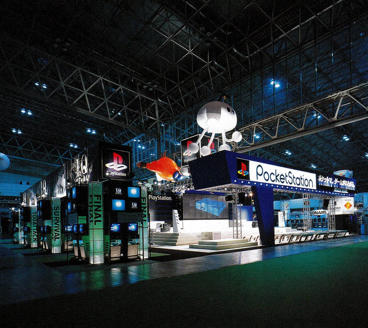 Sony's booth at the Tokyo Game Show 1998