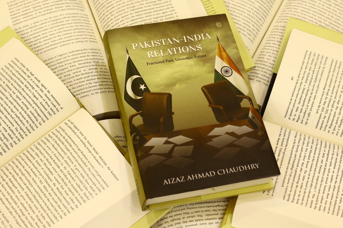 Pakistan-India Relations: Fractured Past, Uncertain Future

By Aizaz Ahmad Chaudhry <a href="/aizaz1101/">Aizaz Ahmad Chaudhry</a> 

📖 Now available!

An in-depth look at 70+ years of policy, history &amp; hope between two neighbours.

👉 Don’t miss out: bookcorner.shop/book/Pak-India

#Pakistan #India #ForeignPolicy #Books