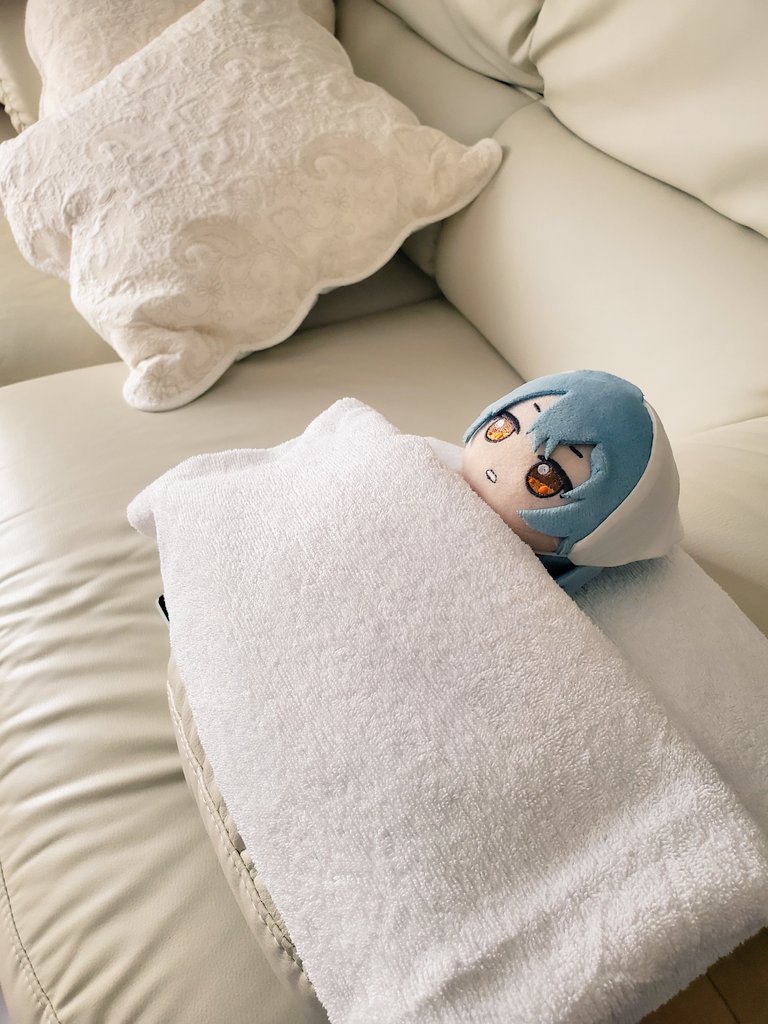 あ…… お昼寝してたよ……