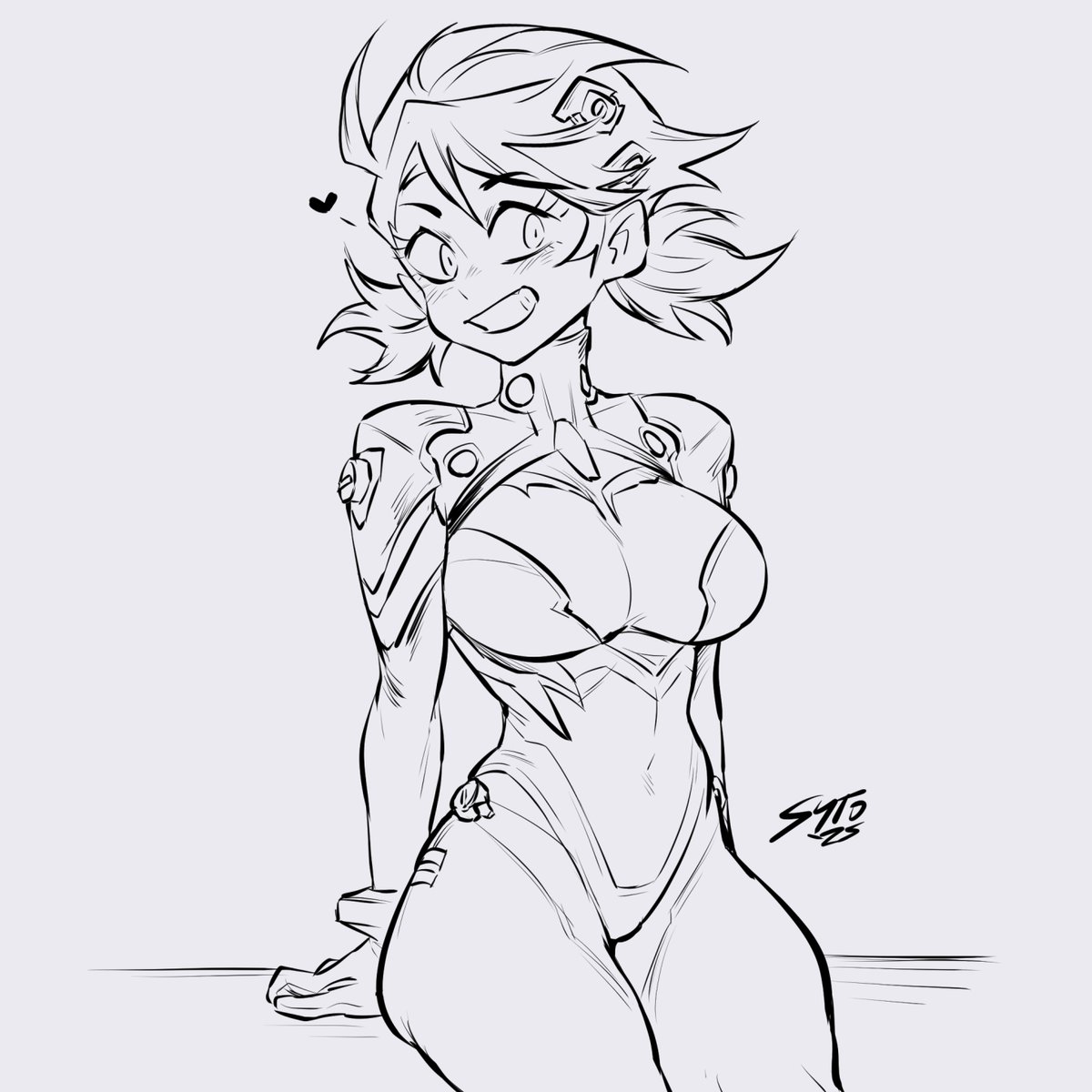 sytokun's tweet image. normally i'm one for canon body proportions, but I saw this one art of thicc Peni and now here we are